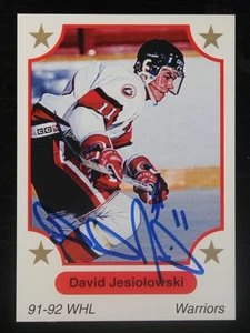 AUTOGRAPH - David Jesiolowski 7th Inning Sketch #274 Moose Jaw Warriors 1991 WHL - Picture 1 of 2