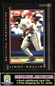 2002 Fleer Genuine #47 Jimmy Rollins Philadelphia Phillies - Picture 1 of 2