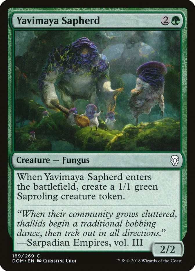 LP Yavimaya Sapherd (189) Dominaria DOM MTG Magic - Image 1 of 1