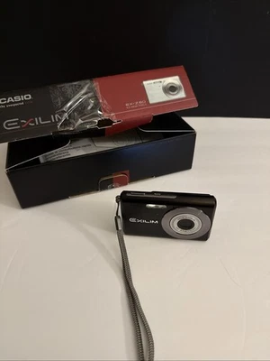 Casio Exilim EX-Z60 6.0MP Digital Camera Black with Battery/Charger Tested Works - Image 1 of 4