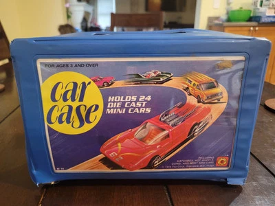 Vintage 1970s Tara Toy Corp. 24 Diecast Car Carrying Case With 1 Tray - Image 1 of 4