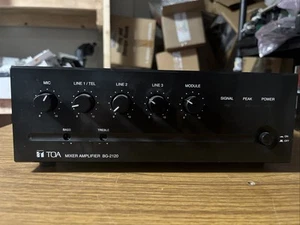 TOA Power Amplifier BG-2120 120W 5 Input Mixer Amplifier - Picture 1 of 6