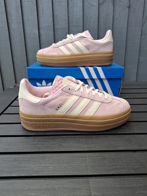 Adidas Gazelle Bold Pink Cream White Trainers Women's Size 6.5 (UK) RRP £95 - Image 1 of 4