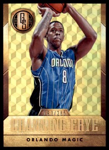 2015-16 Panini National Treasures 2014-15 Gold Standard Channing Frye /285