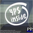 1 X Gps Inside 87X87mm Internal Stickers Police Navigate Tracking Security Car