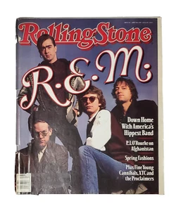 Vintage Rolling Stone Magazin April 1989 Ausgabe 550 REM - Bild 1 von 3