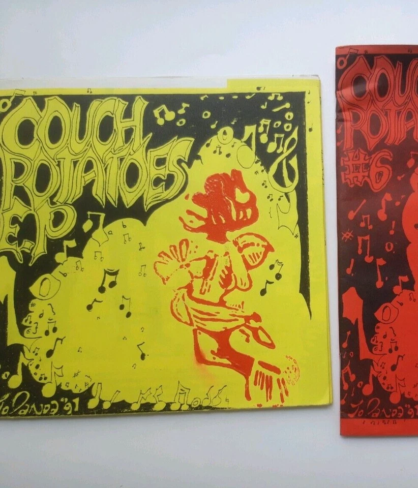 ANTIC HAY / DISTURBING FORESIGHTS ‎Couch Potatoes E.P. 7" | 2x Dutch Punk + Zine - Bild 1 von 4