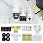 Tags Refillable Bottles Marker Stickers Bathroom Organization Cosmetic Labels