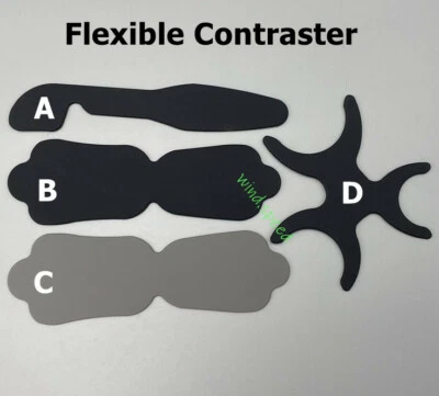 1 peça de silicone dental flexível contraste preto placa de fundo contraste fotográfico - Imagem 1 de 4