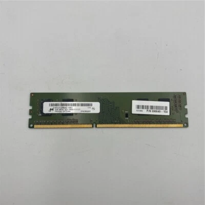 HP DIMM, 2GB, PC3-12800, CL11, dPC MT4JTF25664AZ-1G6E1 698649-154 - Image 1 of 4