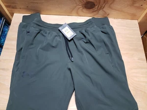 NWT Under Armour Mens Fitted UA Sportstyle Elite Jogger Olive sz. S - Picture 1 of 6