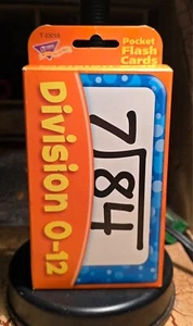 Trend Enterprises: Division 0-12 Pocket Flash Cards - Picture 1 of 2