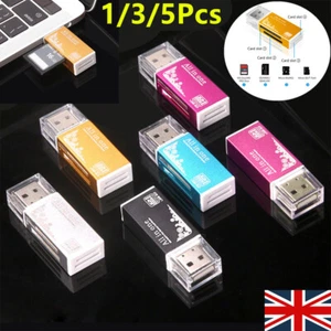 4In1 USB SD Memory Card Reader Adapter SDHC MMC Micro SD T-Flash M2 MS Duo` - Picture 1 of 21