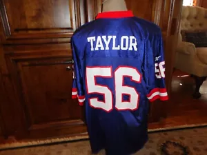 Vintage Throwback blau Reebok New York Giants #56 Lawrence Taylor Bildschirm Trikot XL - Bild 1 von 10