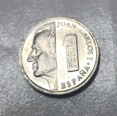 SPAIN 🇪🇦 ONE (1) PESETA COIN 1998 Cover