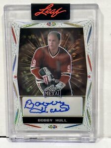 2023 Leaf Metal Hockey Halloween Exclusive Bobby Hull auto/4 #EA-BH2 HOF