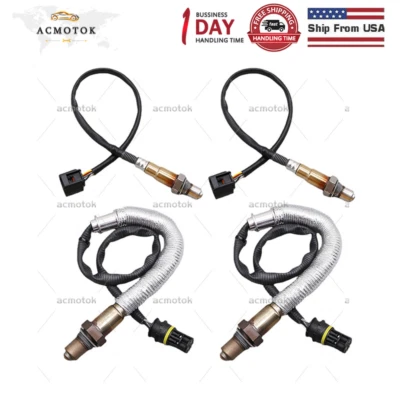 Датчик кислорода восходящий + нисходящий для BMW 550I 4,4 л 2011-2016 4 шт. - Изображение 1 из 4