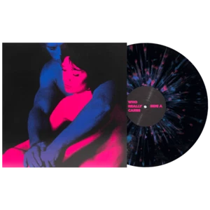 TV GIRL - WHO REALLY CARES Blue / Pink Splatter Vinyl LP - NEW SEALED - In Hand - Imagen 1 de 4