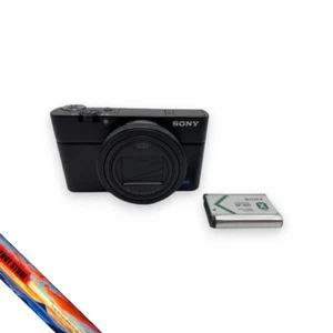 SONY Cyber-shot RX100VII DSC-RX100M7 Black Compact Digital 20.1MP Camera Tested - Picture 1 of 18