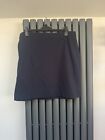 New Marks & Spencer navy blue elastic waist stretchy skirt size 18 21" length