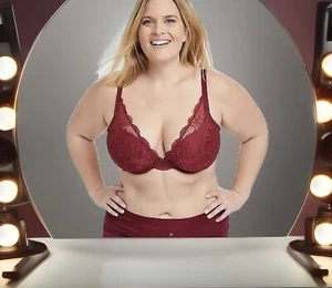 Auden Women's Berry Lace Plunge Push Up Underwire Padded Bra Sz: 42DD NWT $22 - Picture 1 of 13