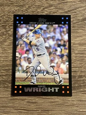 2007 Topps - #260 David Wright New York Mets - Image 1 of 2