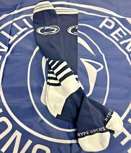 Penn State Nittany Lions Over The Knee Logo Hype Socks LG 34x54 Banner Flag New - Picture 1 of 5