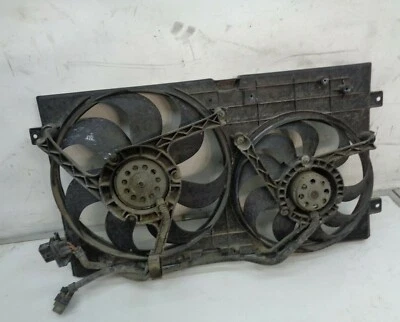 98-05 Volkswagen Beetle radiador duplo ventilador de refrigeração Assy 1C0121207 fabricante de equipamento original DK910258 - Imagem 1 de 4