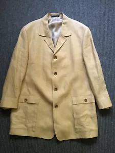 Fratelli Ormezzano For Cavelli 100% Linen Suit/ Men’s 44 - Casual/Dress - Picture 1 of 10