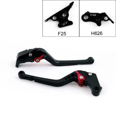 Long Brake Clutch Levers For Honda CBR500R 2013-2014 Black #3 Foto 1 de 4