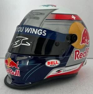 Sebastien Buemi Hand Signed 2011 1/2 Scale Helmet Scuderia Toro Rosso Very Rare - Picture 1 of 15