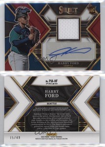 2023 Panini Select Rookie Jersey Tri-Color Prizm /49 Harry Ford #PJA-HF Auto