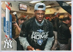 Luis Severino New York Yankees 2020 Topps Series 2 Jumbo 5x7 Photo Variation SP