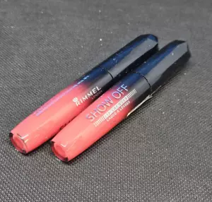Rimmel London Show Off Lip Lacquer 501 STELLAR 0.18 Fl. oz (LOT OF 2) - Picture 1 of 3