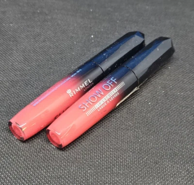 Laca labial Rimmel London Show Off 501 STELLAR 0,18 fl. oz (lote de 2) Foto 1 de 3