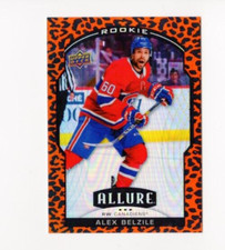 2020-21 Upper Deck Allure Alex Belzile RC #71 Rookie Leopard Montreal Canadiens
