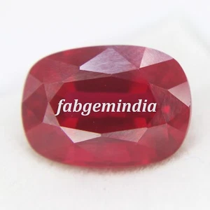 Piedras preciosas sueltas certificadas 12,5 quilates rubí natural cojín forma corte corindón rojo - Imagen 1 de 5