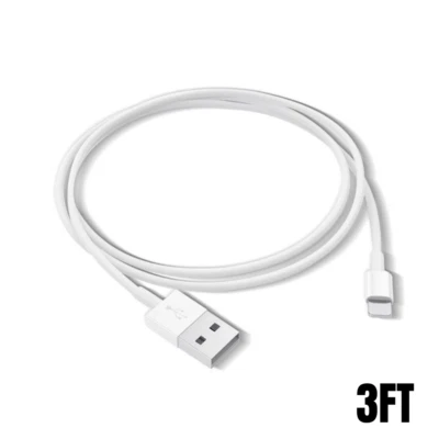 Cable de datos cargador USB de 3 pies 6 pies para iPhone 11 12 SE XR 8 7 6 5c 4s Foto 1 de 4