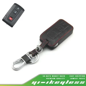 Leather Case Cover For Toyota 04-09 Prius Crown Remote Smart Key Fob 3 Buttons - Picture 1 of 7