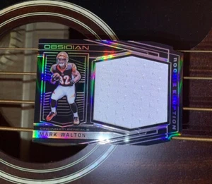 Mark Walton 2018 Obsidian Rookie Eruption Patch Sp/100 - Imagen 1 de 3