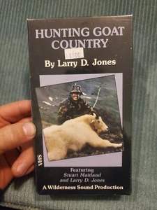 Vintage Larry D. Jones Hunting Goat Country VHS New - Picture 1 of 6