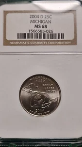 2004 P Michigan State Quarter MS68 - Picture 1 of 4