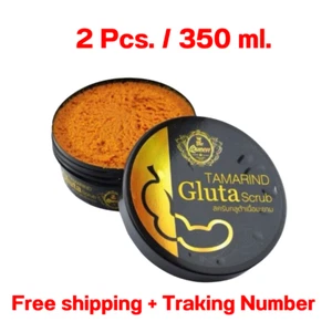 2 X Tamarind scrub cream Skin Body Whitening Mask Wash Herbal Dark Spot 350g. - Picture 1 of 6