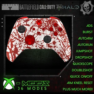XBOX ONE SERIES RAPID FIRE CONTROLLER - CARNAGE MOD 2.0 - MURDER SCENE - RED KIT - Picture 1 of 7