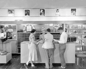 Record Store 1950 Vintage 8x10 Reprint Of Old Photo - Picture 1 of 1