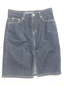 Guess Jeans Skirt Womens Size 30 Blue Button Pockets Authentic Original Design - Picture 1 of 13