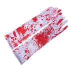 Krwawe rękawiczki halloweenowe terror performance dekoracje