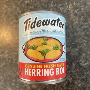 Tidewater Genuine Fresh River Herring Roe, (1) 8 oz. Can Exp. April 2030 - Picture 1 of 2