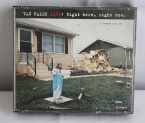 Live Right Here Right Now by Van Halen 2 CD,1993, Warner Bros - Picture 1 of 5