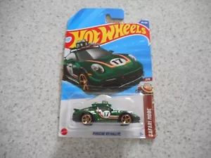 2025 HOT WHEELS DIE CAST HW SAFARI MODE PORSCHE 911 RALLYE CAR 154 - Picture 1 of 6